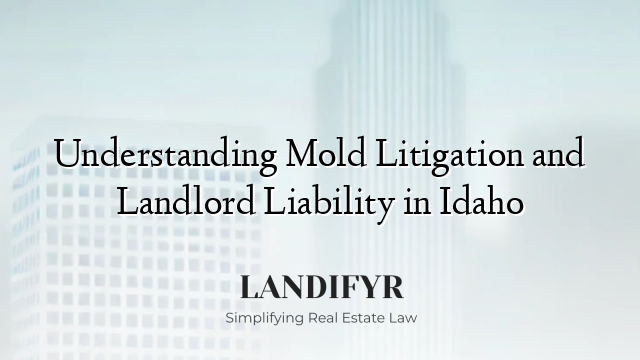 Understanding Mold Litigation and Landlord Liability in Idaho