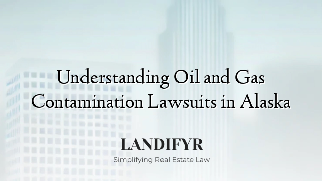 Understanding Oil and Gas Contamination Lawsuits in Alaska