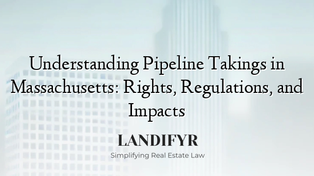 Understanding Pipeline Takings in Massachusetts: Rights, Regulations, and Impacts