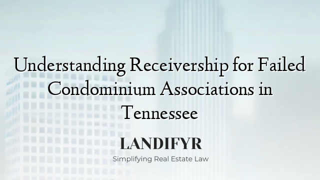 Understanding Receivership for Failed Condominium Associations in Tennessee