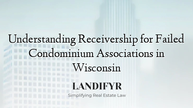 Understanding Receivership for Failed Condominium Associations in Wisconsin