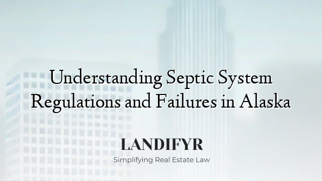 Understanding Septic System Regulations and Failures in Alaska