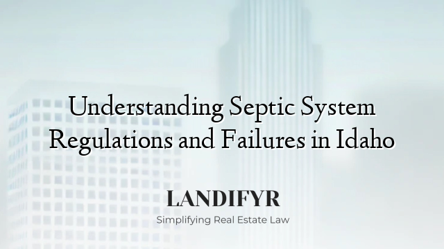 Understanding Septic System Regulations and Failures in Idaho