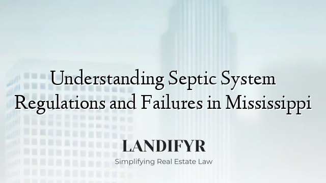 Understanding Septic System Regulations and Failures in Mississippi