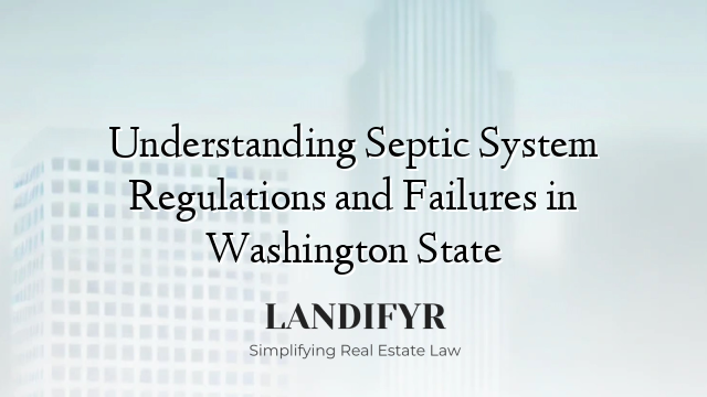 Understanding Septic System Regulations and Failures in Washington State