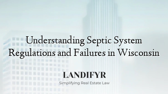 Understanding Septic System Regulations and Failures in Wisconsin