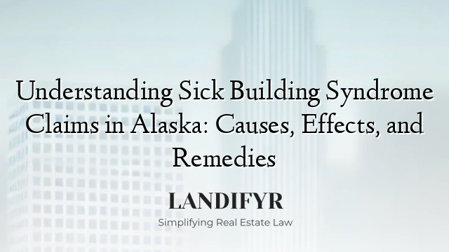 Understanding Sick Building Syndrome Claims in Alaska: Causes, Effects, and Remedies