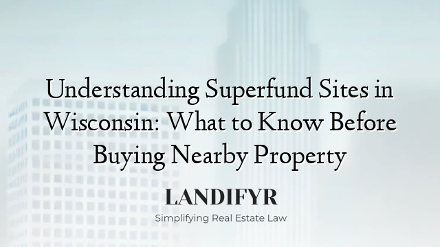 Understanding Superfund Sites in Wisconsin: What to Know Before Buying Nearby Property