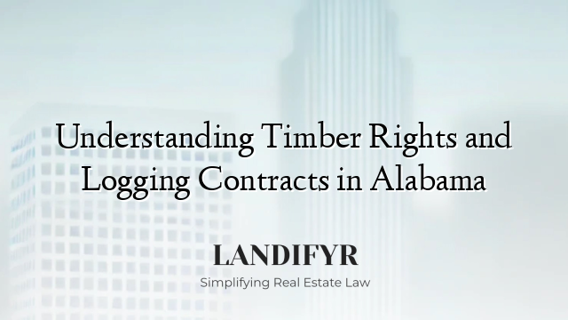 Understanding Timber Rights and Logging Contracts in Alabama