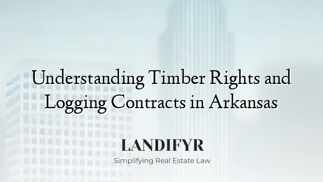Understanding Timber Rights and Logging Contracts in Arkansas