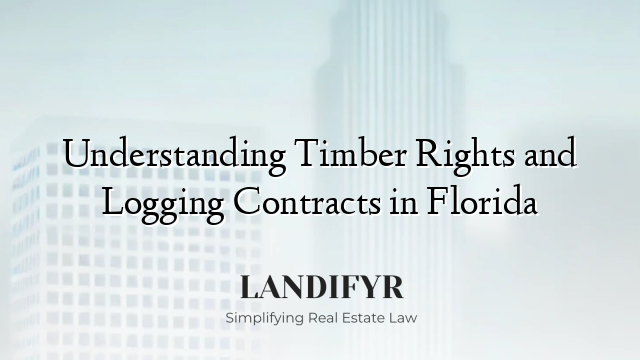 Understanding Timber Rights and Logging Contracts in Florida