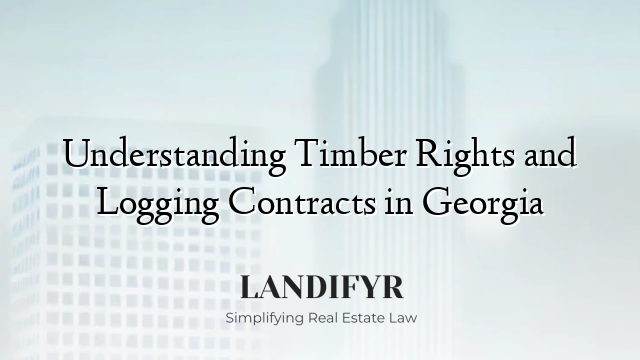 Understanding Timber Rights and Logging Contracts in Georgia