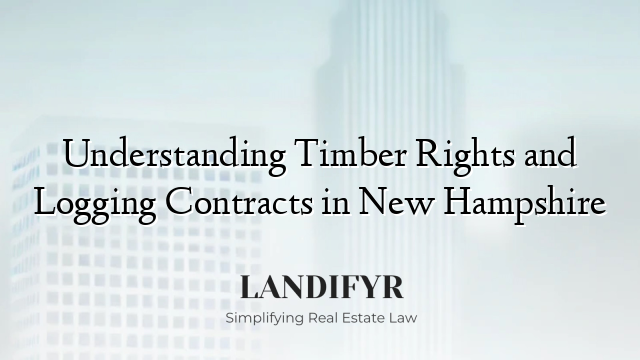 Understanding Timber Rights and Logging Contracts in New Hampshire