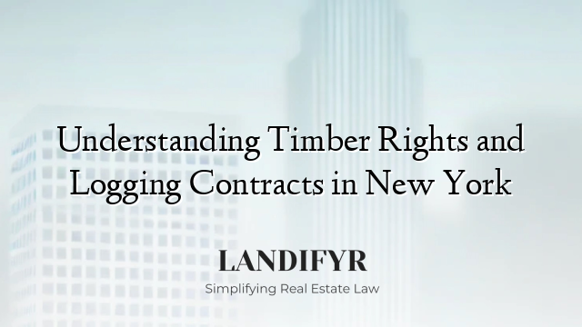 Understanding Timber Rights and Logging Contracts in New York