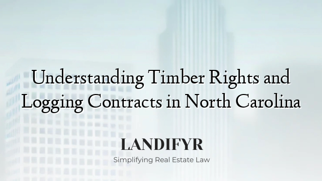 Understanding Timber Rights and Logging Contracts in North Carolina