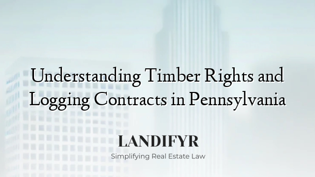 Understanding Timber Rights and Logging Contracts in Pennsylvania