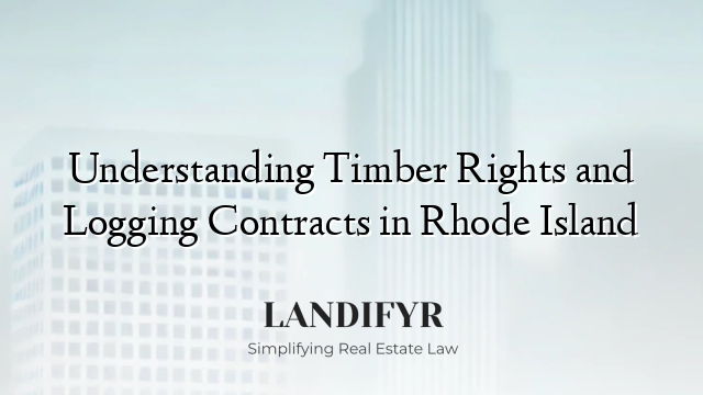 Understanding Timber Rights and Logging Contracts in Rhode Island
