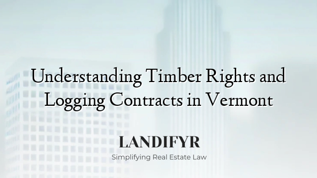 Understanding Timber Rights and Logging Contracts in Vermont