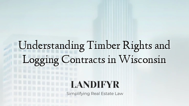 Understanding Timber Rights and Logging Contracts in Wisconsin