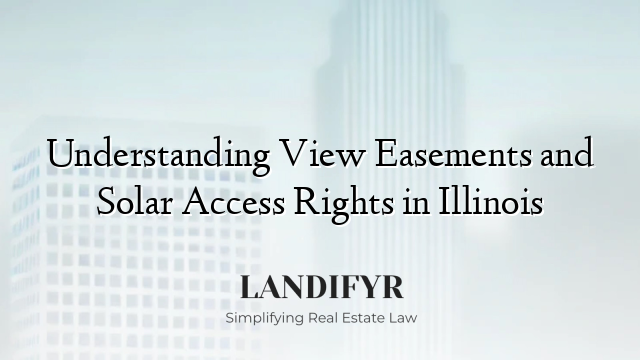 Understanding View Easements and Solar Access Rights in Illinois