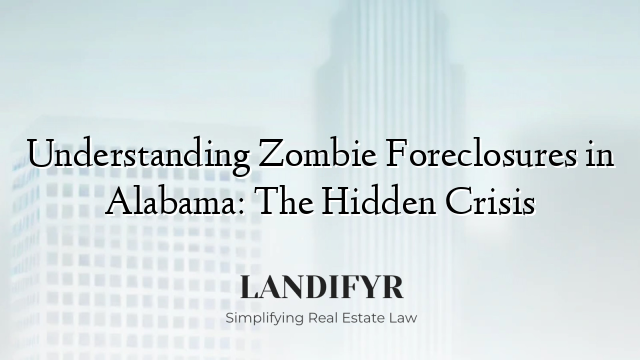 Understanding Zombie Foreclosures in Alabama: The Hidden Crisis