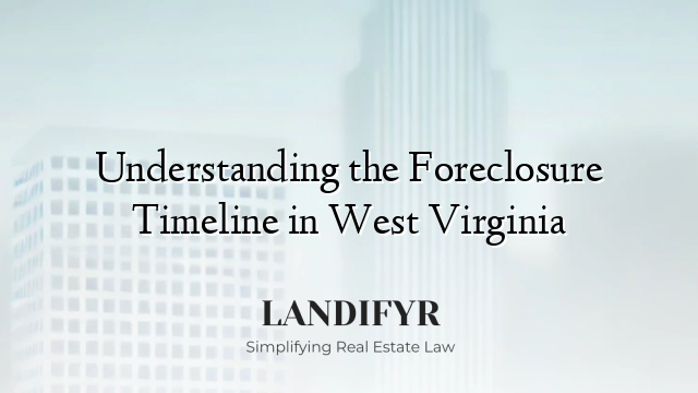 Understanding the Foreclosure Timeline in West Virginia