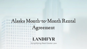 Alaska Month-to-Month Rental Agreement