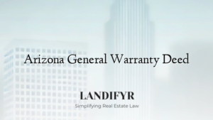Arizona General Warranty Deed