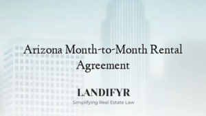 Arizona Month-to-Month Rental Agreement