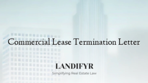 Commercial Lease Termination Letter