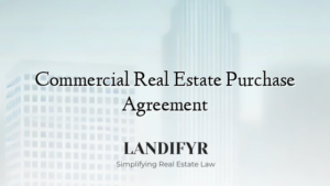 Commercial Real Estate Purchase Agreement
