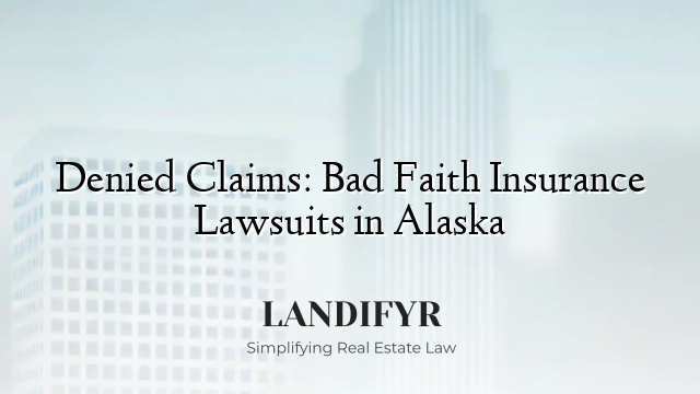 Denied Claims: Bad Faith Insurance Lawsuits in Alaska