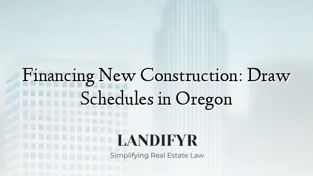 Financing New Construction: Draw Schedules in Oregon