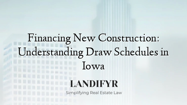 Financing New Construction: Understanding Draw Schedules in Iowa