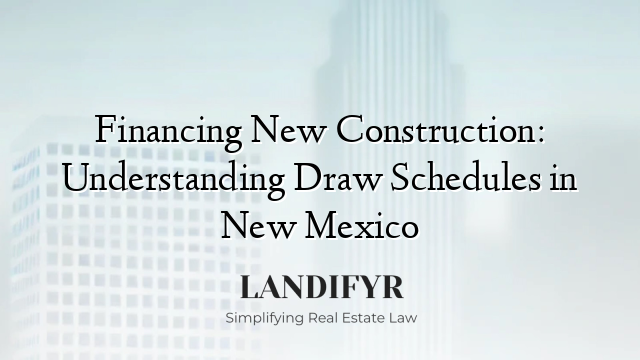 Financing New Construction: Understanding Draw Schedules in New Mexico