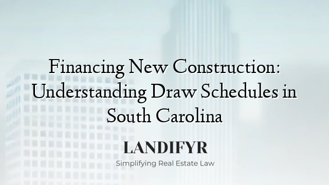 Financing New Construction: Understanding Draw Schedules in South Carolina