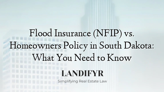 Flood Insurance (NFIP) vs. Homeowners Policy in South Dakota: What You Need to Know