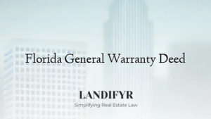 Florida General Warranty Deed