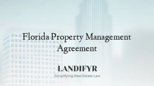 Florida Property Management Agreement