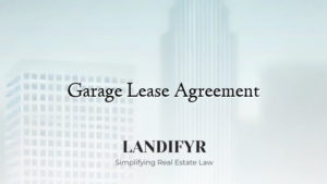 Garage Lease Agreement