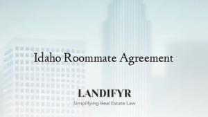 Idaho Roommate Agreement