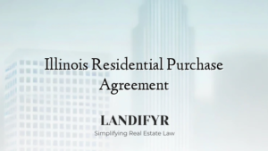 Illinois Residential Purchase Agreement