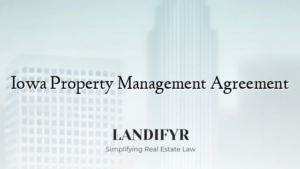 Iowa Property Management Agreement
