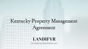 Kentucky Property Management Agreement