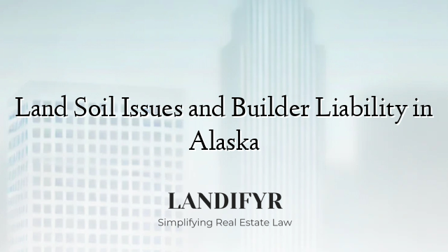 Land Soil Issues and Builder Liability in Alaska