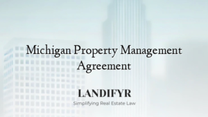 Michigan Property Management Agreement