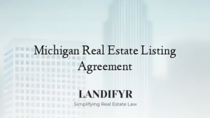 Michigan Real Estate Listing Agreement