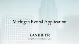 Michigan Rental Application