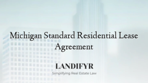 Michigan Standard Residential Lease Agreement