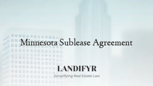 Minnesota Sublease Agreement